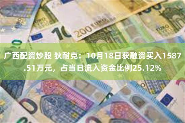 广西配资炒股 狄耐克:10月18日获融资买入1587.51万元,占当日流入资金比例25.12%
