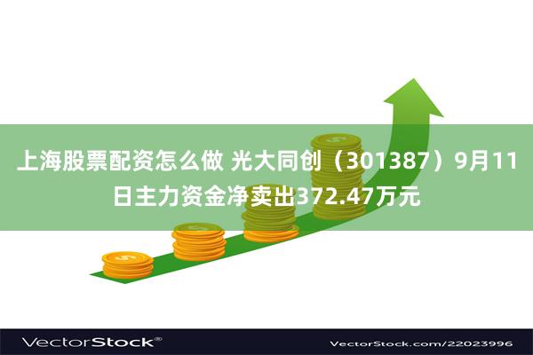 上海股票配资怎么做 光大同创(301387)9月11日主力资金净卖出372.47万元