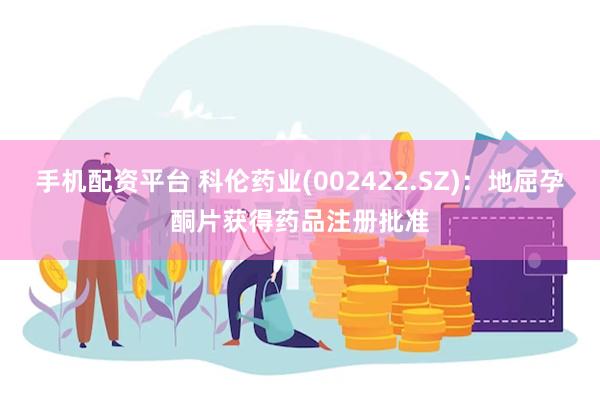 手机配资平台 科伦药业(002422.SZ):地屈孕酮片获得药品注册批准