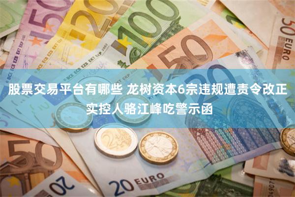 股票交易平台有哪些 龙树资本6宗违规遭责令改正 实控人骆江峰吃警示函