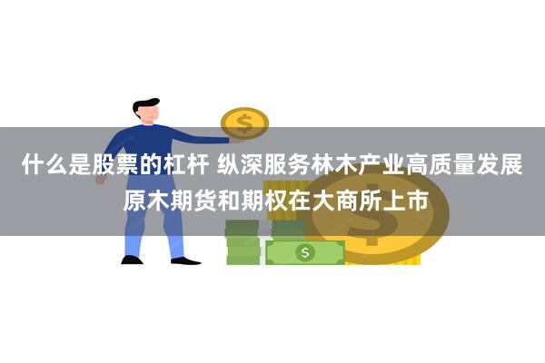 什么是股票的杠杆 纵深服务林木产业高质量发展 原木期货和期权在大商所上市