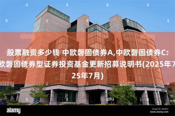 股票融资多少钱 中欧磐固债券A,中欧磐固债券C: 中欧磐固债券型证券投资基金更新招募说明书(2025年7月)